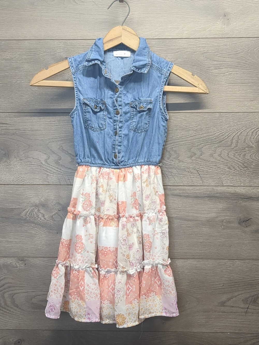 Beautees Sleeveless Country Dress Girls Size 8